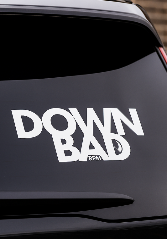 Car Decal DownBad RPM (5% commission)
